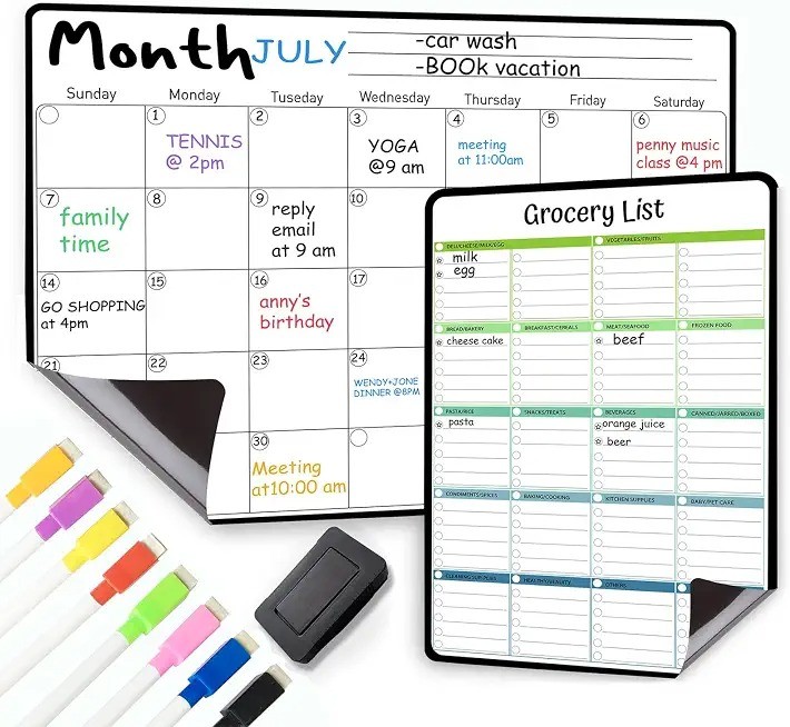 Weekly Planner Whiteboard