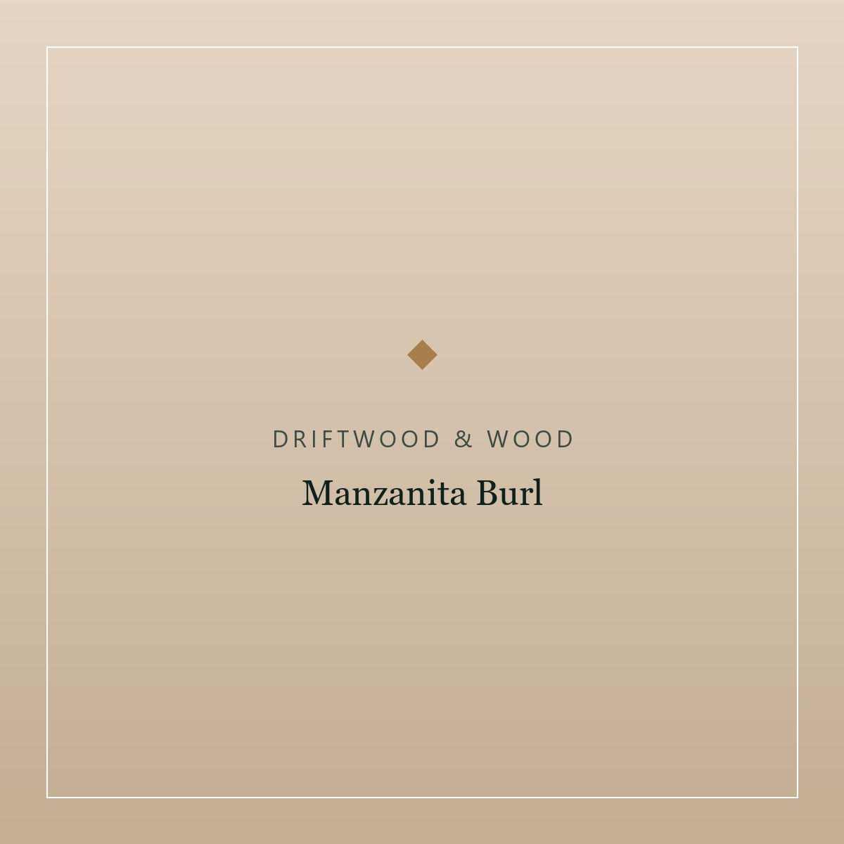 Manzanita Burl